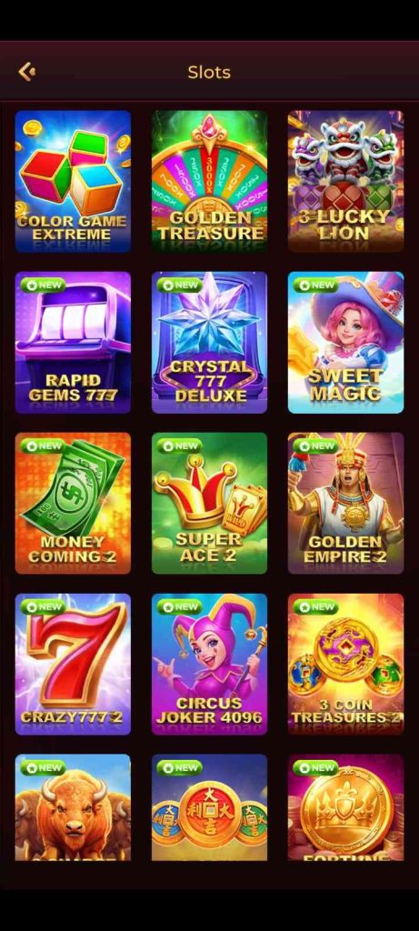 IX7 APK latest version with IE777 Game App dashboard on Android