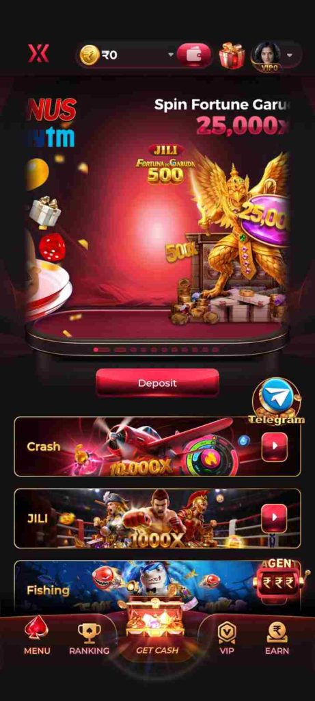 IX7 Game App and IE777 APK Android mobile interface preview